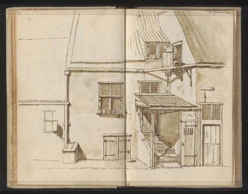 Facade of a house in The Hague