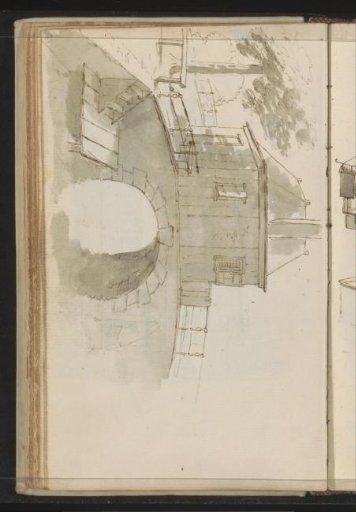 House on a bridge over a canal