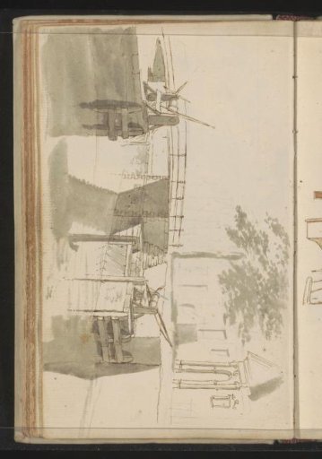 Canal with lock