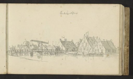 View of Eembrugge from the bank of the Eem
