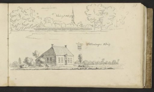 Views of Dikninge and Vledderinge near Meppel