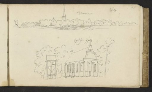 Views of Diever and the church at Katlijk