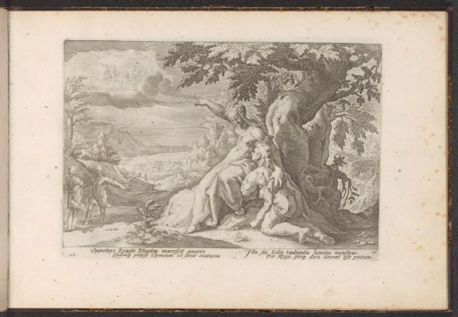 Clymene points out Phaëthon's father, the sun god
