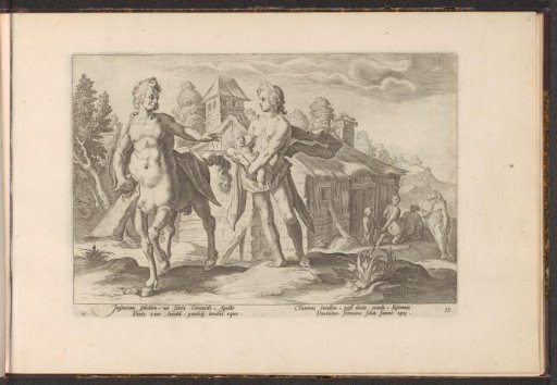 Apollo Entrusts Asclepius to Chiron