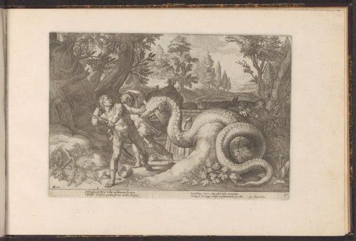 Companions of Cadmus Devoured by a Dragon