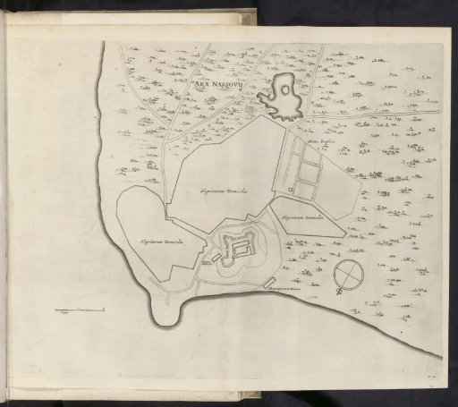 Map with Fort Nassau, ca. 1636-1644