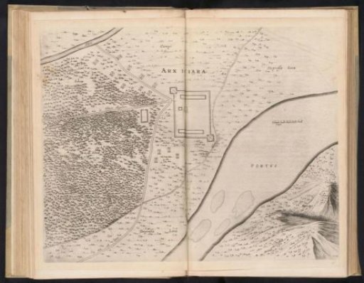 Map of the fort at Siara, ca. 1636-1644