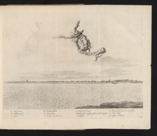 View of Mauritsstad and Recife (left half), ca. 1636-1644
