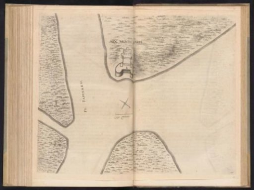 Map with the Monte Calvário fort, ca. 1641