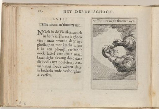 LVIII 't Isser niet in, en 't komter uyt