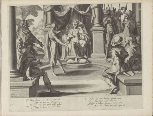 Alexander the Great as a judge