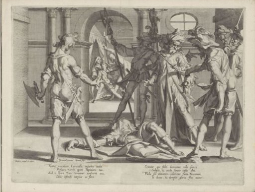 Beheading of the Roman judge Papinianus