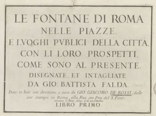 Title print with framed title