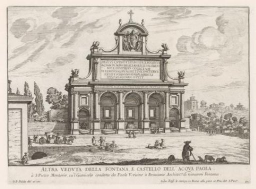 Fontana dell'Acqua Paola in Rome