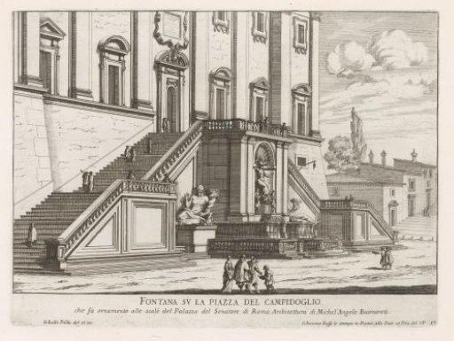 Fountain for the Palazzo Senatorio on the Capitoline in Rome