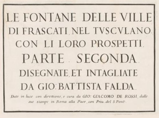 Title page with framed title