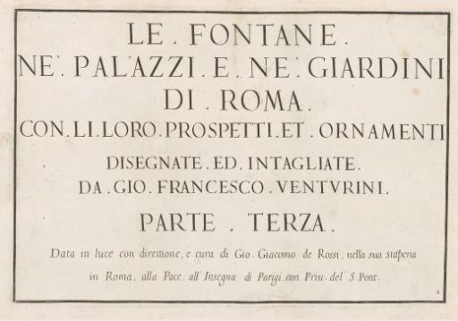 Title page with framed title