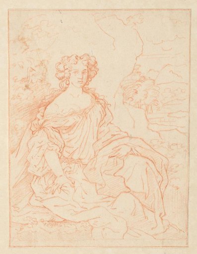 Portrait of a seated woman