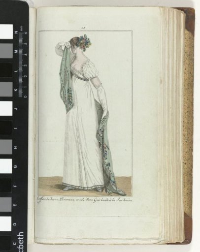 Elegance, or Journal of Fashion, Luxury and Taste for Ladies, July 1807, No. 15: Hairstyle for a Young Person...