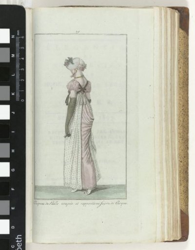 Elegance, or Journal of Fashion, Luxury and Taste for Ladies, August 1807, No. 19: Cut Straw Hat...