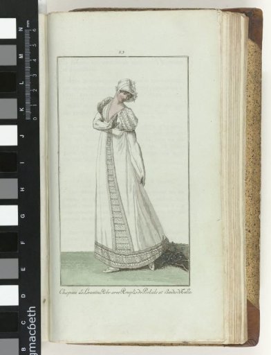 Elegance, or Journal of Fashion, Luxury and Taste for Ladies, October 1807, No. 23: Levantine Hat...