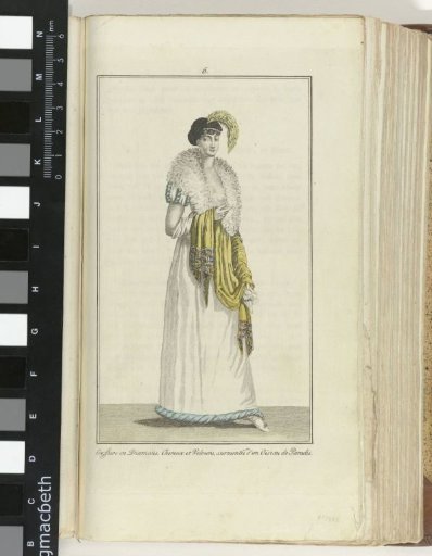 Elegantia, or Journal of Fashion, Luxury, and Taste for Ladies, March 1807, No. 6: Coiffure and Diamonds...