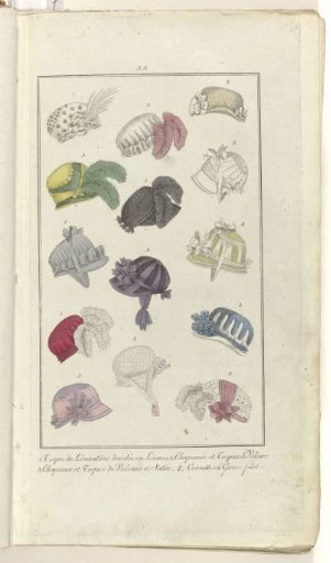Elegantia, or Journal of Fashion, Luxury, and Taste for Ladies, January 1808, No. 32: Levantine Toque....