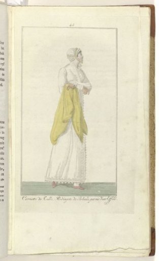 Elegantia, or Journal of Fashion, Luxury, and Taste for Ladies, April 1808, No. 42: Tulle Cornette...