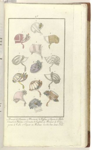 Elegantia, or Journal of Fashion, Luxury, and Taste for Ladies, May 1808, No. 45: 1. Levantine Bonnet...