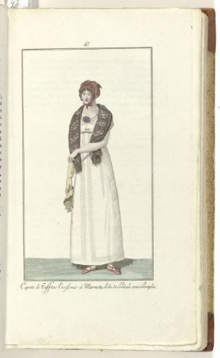 Elegantia, or Journal of Fashion, Luxury, and Taste for Ladies, June 1808, No. 47: Tartan Taffeta Bonnet...