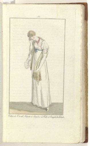 Elegantia, or Journal of Fashion, Luxury, and Taste for Ladies, July 1808, No. 51: Coral Necklace...