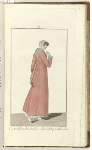 Elegance, or Journal of Fashion, Luxury, and Taste for Ladies, November 1808, No. 62: Berlin Tulle Bonnet...
