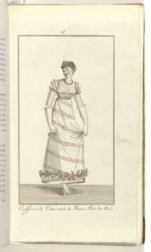 Elegantia, or Journal of Fashion, Luxury, and Taste for Ladies, February 1808, No. 38: Coiffure à la Titus,...