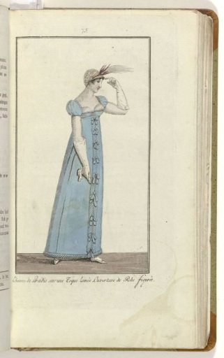 Elegantia, or journal of fashion, luxury, and taste for ladies, April 1809, No. 75: Bird of Paradise...