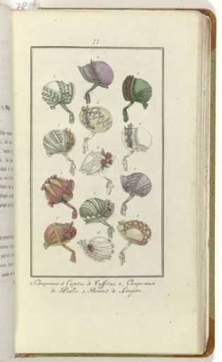 Elegantia, or journal of fashion, luxury, and taste for ladies, May 1809, No. 77: 1. Hats and Bonnets...