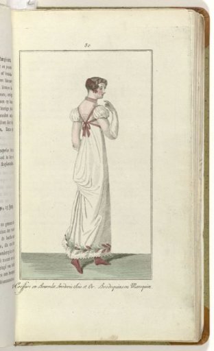 Elegantia, or journal of fashion, luxury, and taste for ladies, June 1809, No. 80: Hairstyle with Padding...