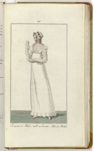 Elegantia, or journal of fashion, luxury, and taste for ladies, August 1809, No. 86: Straw Hat...