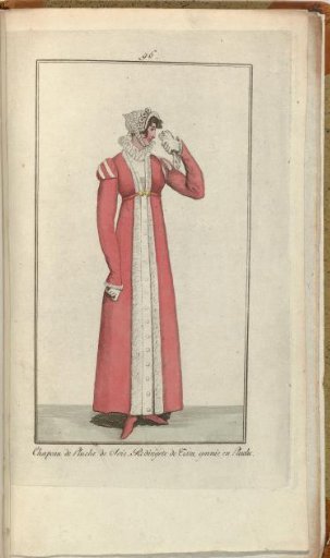 Elegance, or Journal of Fashion, Luxury, and Taste for Ladies, December 1809, No. 96: Silk Plush Hat...