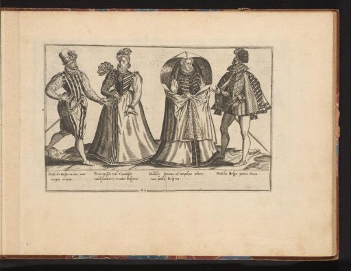 Two women and two men, dressed according to the fashion in Flanders, ca. 1580