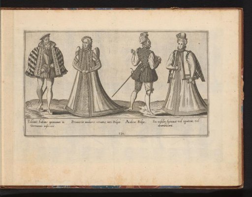Two women and two men, dressed according to the fashion in Flanders, ca. 1580