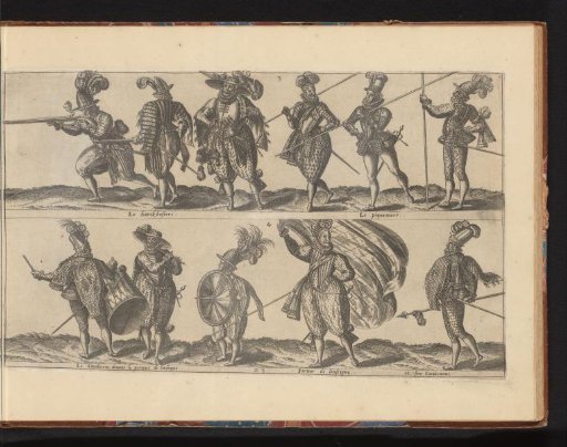 Soldiers dressed according to the fashion of ca. 1580