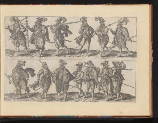 Soldiers dressed according to the fashion of ca. 1580