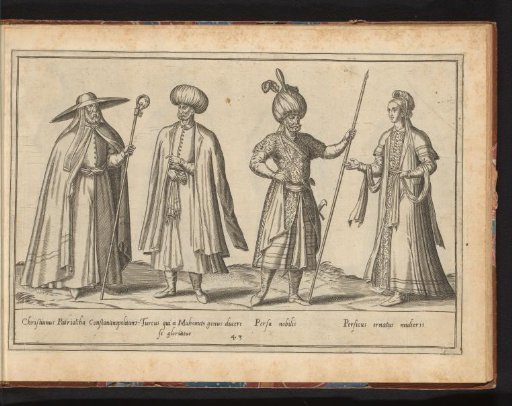 Three men and a woman in Eastern dress, ca. 1580