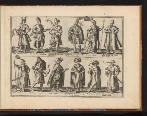 Twelve Arabs, dressed according to the costume of ca. 1580