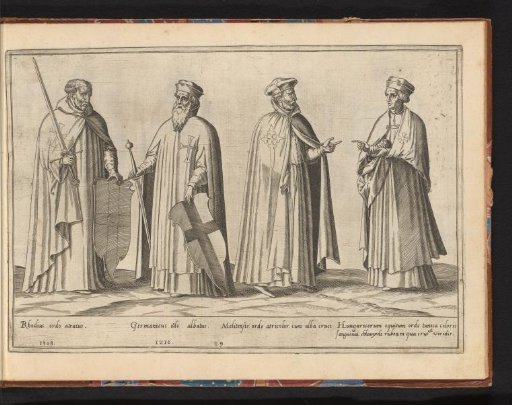 Four ecclesiastical prelates from different countries