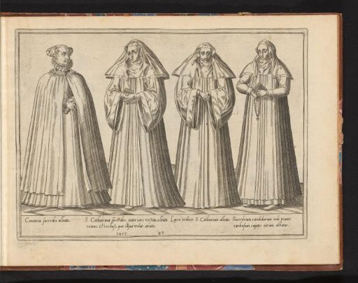 Four nuns of the Order of Saint Catherine