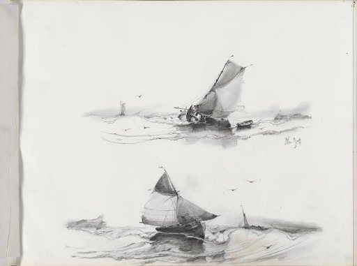 Sailing ships on the water