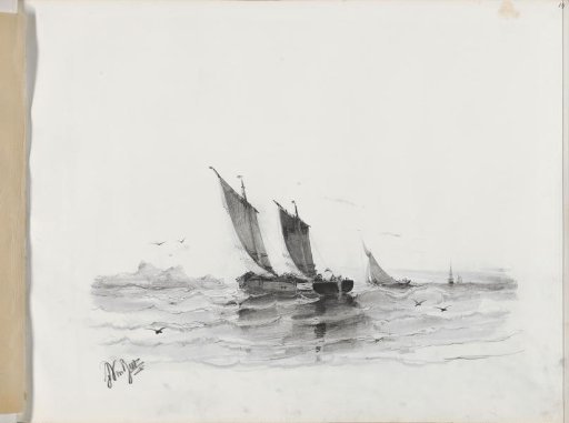 Fishing boats on the water