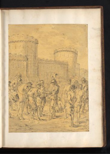 Alexander the Great enslaves the inhabitants of Thebes