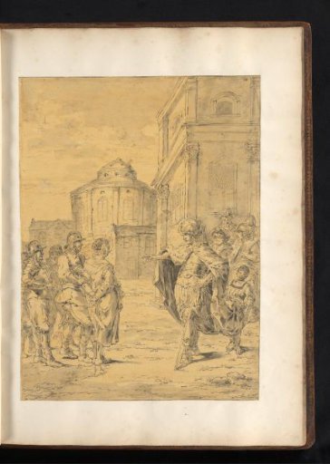 Timoclea is brought before Alexander the Great